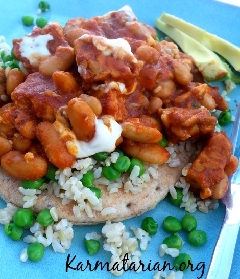 smoky tempeh and beans
